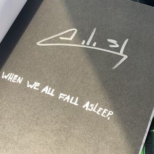 Signed Billie Eilish notebook